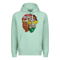 Seafoam black history is world history Premium Hoodie - MaliasSmallBusiness