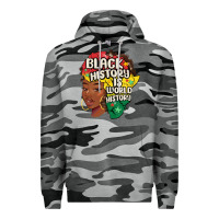 Slate Camo black history is world history Premium Hoodie - MaliasSmallBusiness