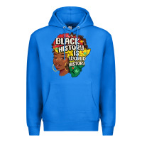 Black History Is World History Premium Hoodie | Teevron