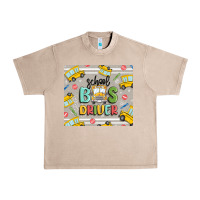 French Oak school bus driver Urban Heavy Tee - MaliasSmallBusiness