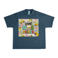 Midnight Navy school bus driver Urban Heavy Tee - MaliasSmallBusiness