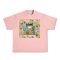 Salmon school bus driver Urban Heavy Tee - MaliasSmallBusiness