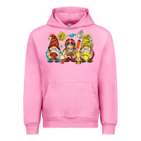 Fuchsia Pink sports gnomies Urban Hoodie - NancyCooperArtShop