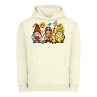 Pigment Pistachio sports gnomies Urban Hoodie - NancyCooperArtShop