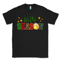 Black 'tis the season softball christmas Classic Tee - RanaPortraitStore