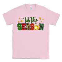 Bubblegum Pink 'tis the season softball christmas Classic Tee - RanaPortraitStore