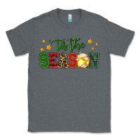 Charcoal Heather 'tis the season softball christmas Classic Tee - RanaPortraitStore