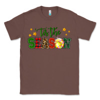 Chestnut 'tis the season softball christmas Classic Tee - RanaPortraitStore