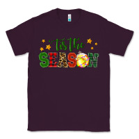 Plum 'tis the season softball christmas Classic Tee - RanaPortraitStore