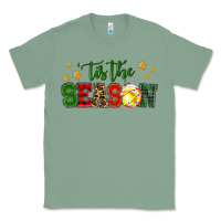 Sage 'tis the season softball christmas Classic Tee - RanaPortraitStore