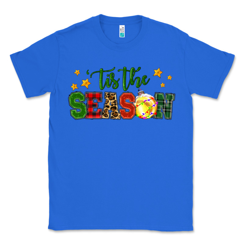 'tis The Season Softball Christmas Classic Tee by RanaPortraitStore | Teevron