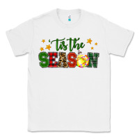 White 'tis the season softball christmas Classic Tee - RanaPortraitStore