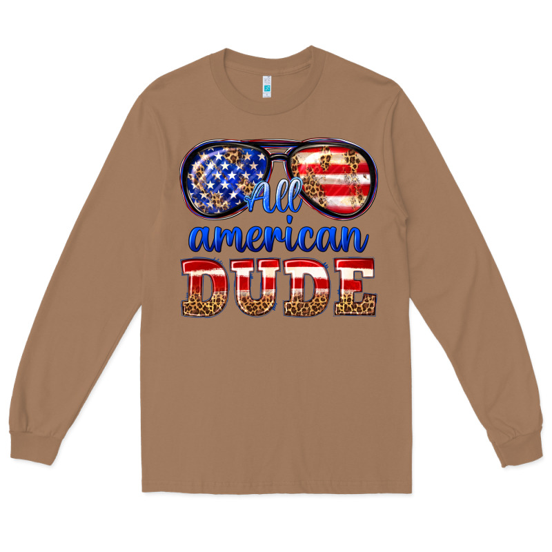 All American Dude Long Sleeve Tee by texasbilliewilder | Teevron