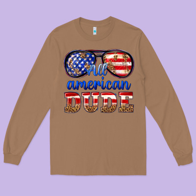 Long Sleeve Tee all american dude