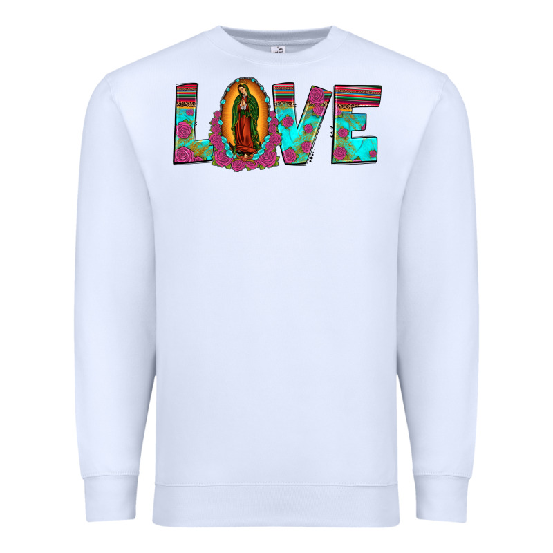 Love Our Lady Of Guadalupe Premium Sweatshirt by JahusDesignShop | Teevron