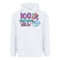 White 100 mermazing days of school Heavyweight Hoodie - Artiststas