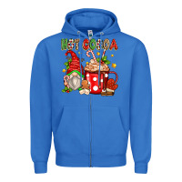 True Royal hot cocoa gnome Zipper Hoodie - texasbilliewilder