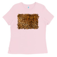 Bubblegum Pink handdrawn leopard pattern Ladies Tee - BarkalooDesign