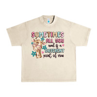 Sandshell sometimes all you need is a different point of  vi Urban Heavy Tee - MaliasSmallBusiness