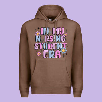 In My Nursing Student Era Premium Hoodie Designed By Maliassmallbusiness