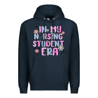 Navy in my nursing student era Premium Hoodie - MaliasSmallBusiness