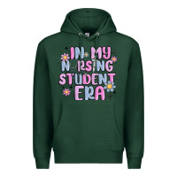 Sports Green in my nursing student era Premium Hoodie - MaliasSmallBusiness