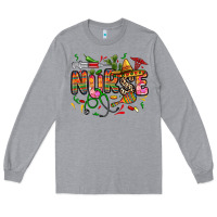 Heather Grey cinco de mayo nurse Long Sleeve Tee - Zillion Design Studio