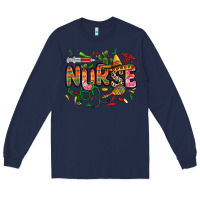 Navy cinco de mayo nurse Long Sleeve Tee - Zillion Design Studio