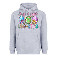 Heather Grey just a little egg stra Heavyweight Hoodie - Artiststas