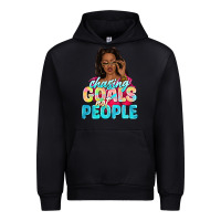 Black chasing goals not people Urban Hoodie - NancyCooperArtShop