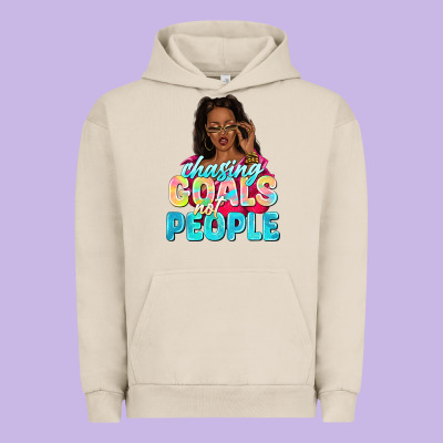 Chasing Goals Not People Urban Hoodie Designed By Nancycooperartshop