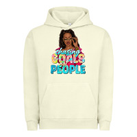 Pigment Pistachio chasing goals not people Urban Hoodie - NancyCooperArtShop