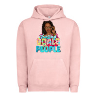 Pigment Salmon chasing goals not people Urban Hoodie - NancyCooperArtShop