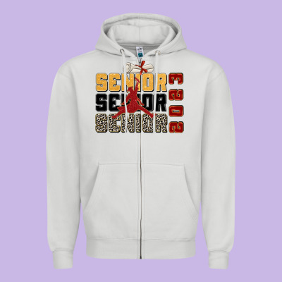 Senior Senior Senior 2023 Zipper Hoodie Designed By Zillion Design Studio