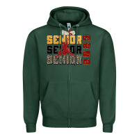 Sports Green senior senior senior 2023 Zipper Hoodie - Zillion Design Studio