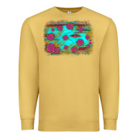 Antique Gold gemstone serape glitter background Premium Sweatshirt - JahusDesignShop