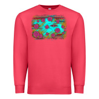 Cardinal gemstone serape glitter background Premium Sweatshirt - JahusDesignShop