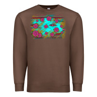 Chestnut gemstone serape glitter background Premium Sweatshirt - JahusDesignShop