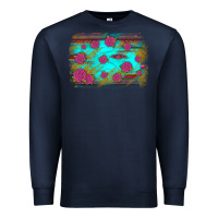 Navy gemstone serape glitter background Premium Sweatshirt - JahusDesignShop