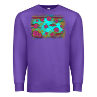 Purple gemstone serape glitter background Premium Sweatshirt - JahusDesignShop