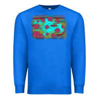 True Royal gemstone serape glitter background Premium Sweatshirt - JahusDesignShop