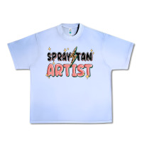Grape Ice spray tan artist Urban Heavy Tee - MaliasSmallBusiness