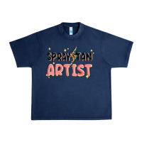 Navy spray tan artist Urban Heavy Tee - MaliasSmallBusiness