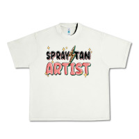Pistachio spray tan artist Urban Heavy Tee - MaliasSmallBusiness