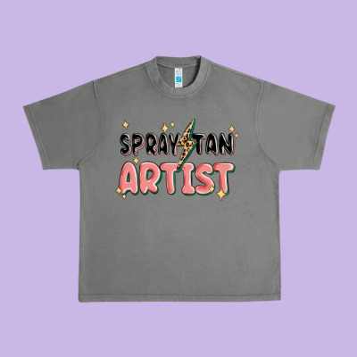 Urban Heavy Tee spray tan artist