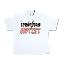White spray tan artist Urban Heavy Tee - MaliasSmallBusiness