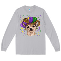 Moon Dust mardi gras hat chihuahua Long Sleeve Tee - RanaPortraitStore