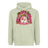 Matcha pink christmas believe  rainbow Heavyweight Hoodie - AdoDesignShop