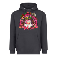 Smoke pink christmas believe  rainbow Heavyweight Hoodie - AdoDesignShop