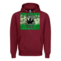 Burgundy wake and bake tumbler3 Zipper Hoodie - CTS Tumbler Store